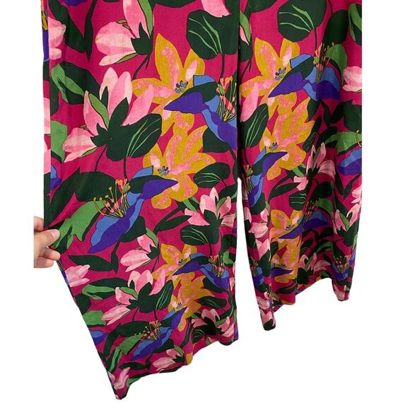 Diane von Furstenburg Floral Silk Wide-Leg Pants - Picture 5 of 7